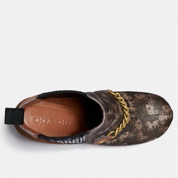Coach Chelsea Platform Bootie Horse And Carriage - Picture 3 of 5